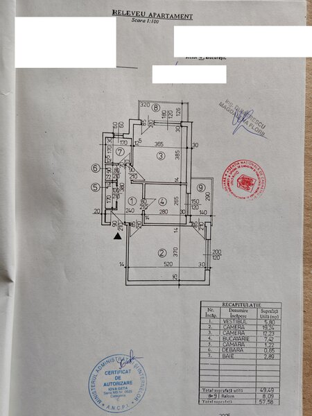 Timpuri Noi, vanzare apartament 2 camere.